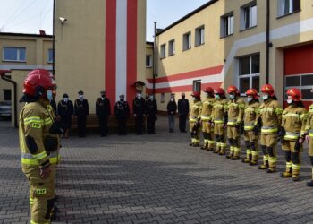 Uroczysta zmiana służby