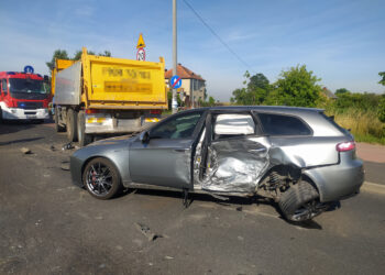 Groźny wypadek w Dzielicach