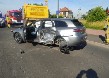 Groźny wypadek w Dzielicach