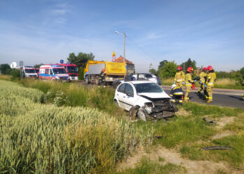 Groźny wypadek w Dzielicach