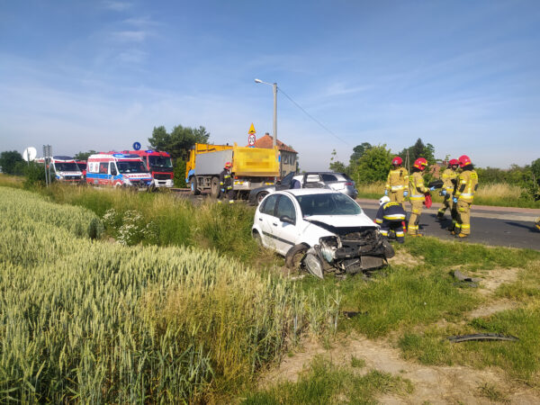 Groźny wypadek w Dzielicach