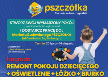 KOLOROWY POKÓJ Z PSZCZÓŁKĄ