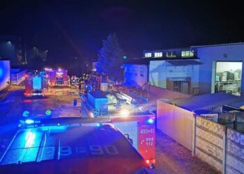 Pożar w zakładzie produkującym świece