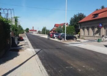 Ulica Dworcowa po modernizacji