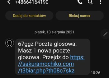Uwaga na podejrzane SMS-y!