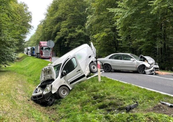 Kolejny groźny wypadek na DK nr 15