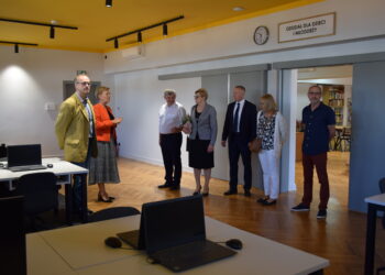 Radni z wizytą w bibliotece