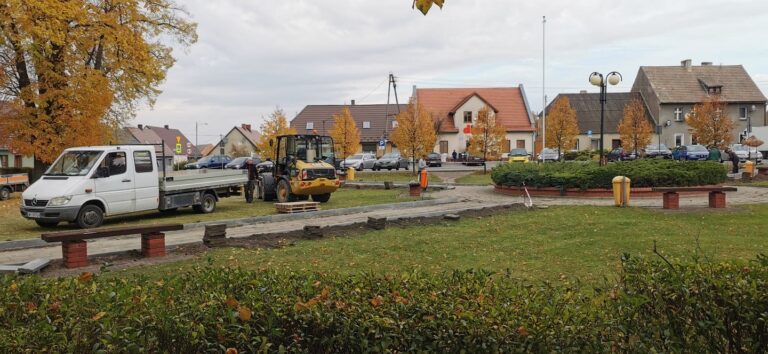 Trwa remont chodnika