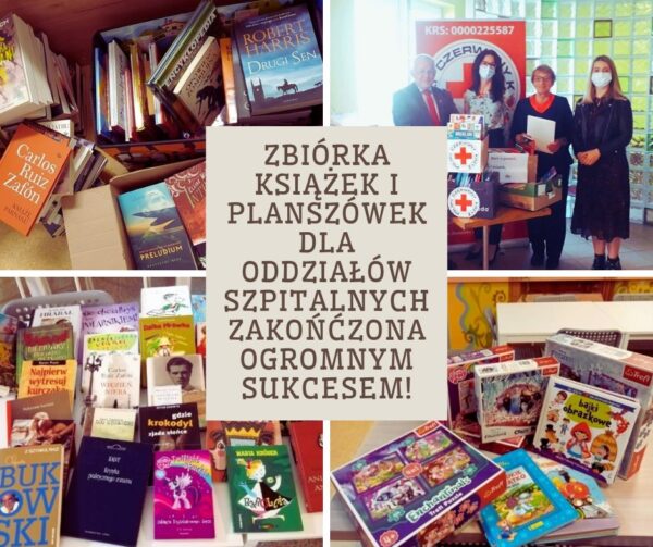 Zbierali książki i gry dla pacjentów