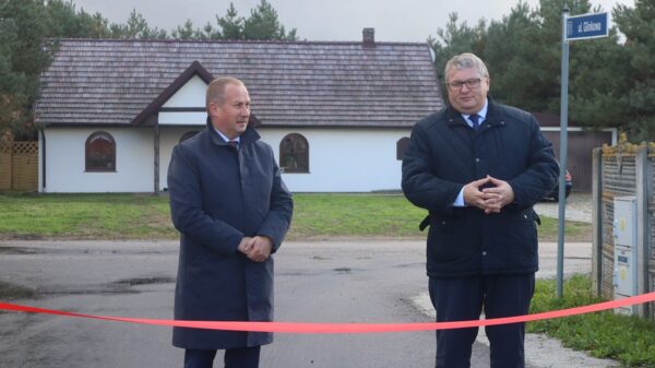 Uroczysty odbiór ulicy Glinkowej