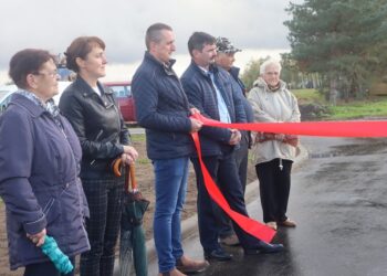 Uroczysty odbiór ulicy Glinkowej