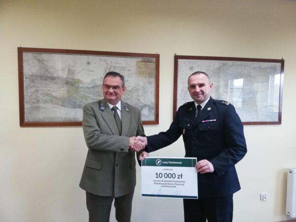 Lasy Państwowe wspierają straż pożarną