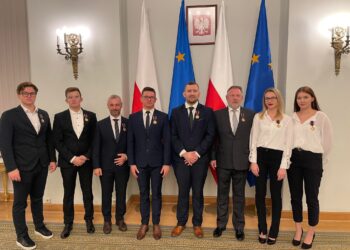 Konrad odznaczony Złotym Krzyżem Zasługi