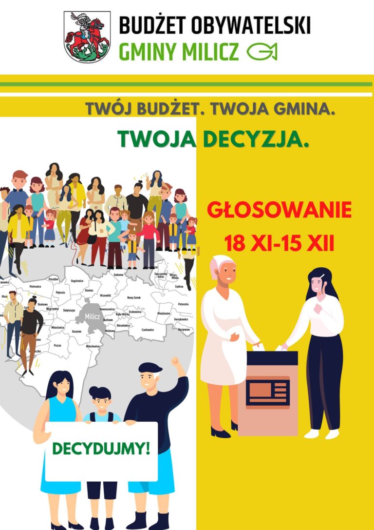 Budżet obywatelski – głosowanie rozpoczęte!