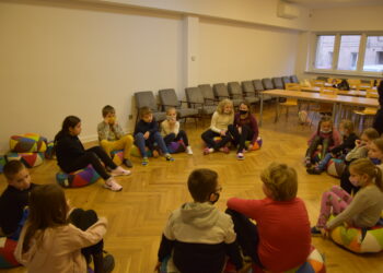 Zabawy integracyjne w bibliotece