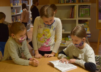 Zabawy integracyjne w bibliotece