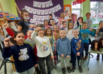 Zaprezentowali dzieciom zawód fryzjera