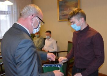 Medalista MP gościł u burmistrza