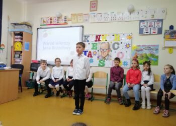 Pierwszaki recytowały wiersze Brzechwy