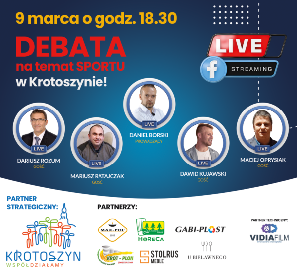 Z pasji do sportu! Zapraszamy do oglądania debaty!