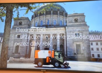 Nowoczesny pojazd do pracy w mieście