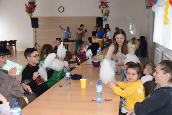 Wspólna zabawa polskich i ukraińskich dzieci