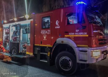 Pożar w środku nocy