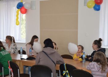 Wspólna zabawa polskich i ukraińskich dzieci