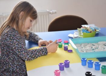 Wspólna zabawa polskich i ukraińskich dzieci