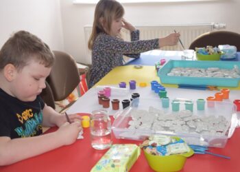 Wspólna zabawa polskich i ukraińskich dzieci