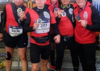 Nasi zawodnicy z poznańskim półmaratonie