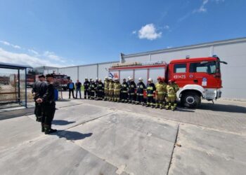 Ćwiczenia na terenie zakładu produkcyjnego