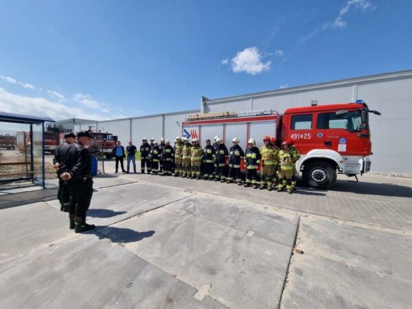 Ćwiczenia na terenie zakładu produkcyjnego