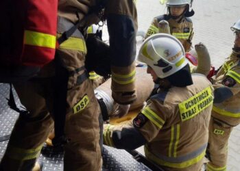 Ćwiczenia na terenie zakładu produkcyjnego