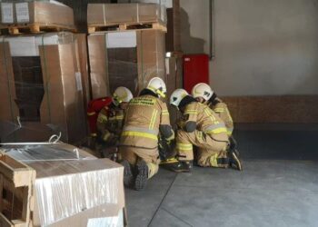 Ćwiczenia na terenie zakładu produkcyjnego