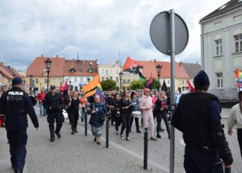 Pierwsza taka demonstracja w naszym mieście