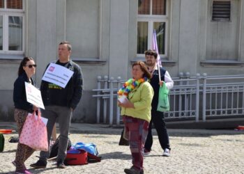 Pierwsza taka demonstracja w naszym mieście