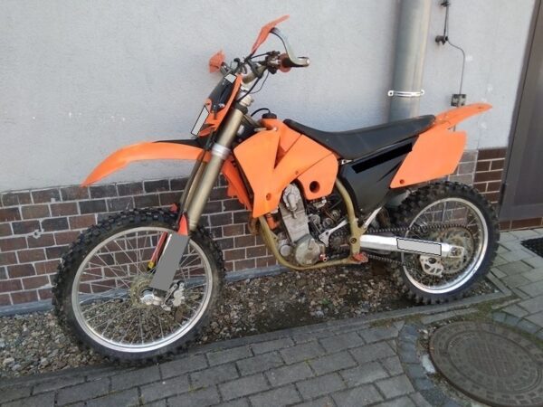 Odzyskano skradziony motocykl