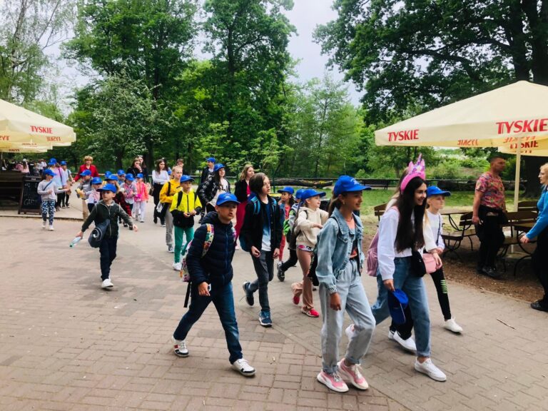 Ukraińscy uczniowie we wrocławskim ZOO