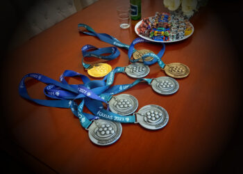 Multimedalista z wizytą w starostwie