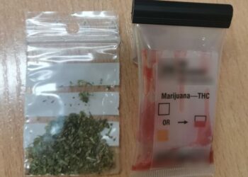 Przyłapany z marihuaną