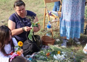 Słowiańskie obrzędy w krotoszyńskim parku