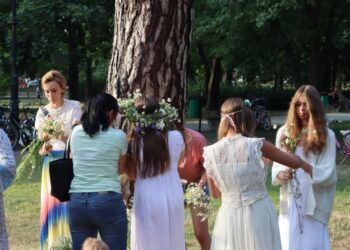 Słowiańskie obrzędy w krotoszyńskim parku