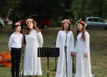 Słowiańskie obrzędy w krotoszyńskim parku