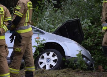 Zasłabł i stracił panowanie nad pojazdem