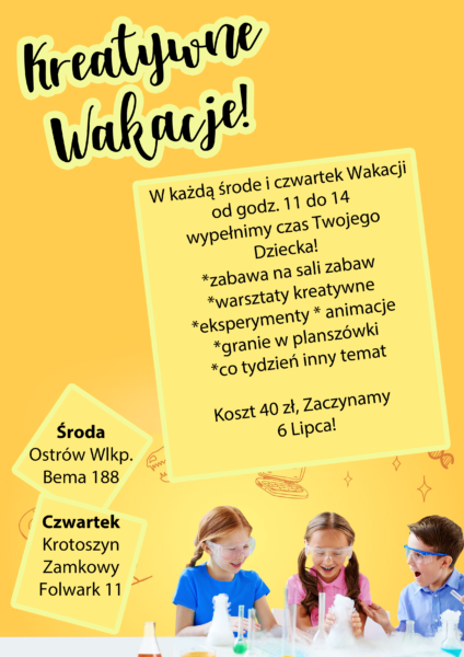 Kreatywne wakacje czas zacząć!