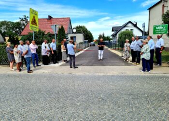 Oficjalne otwarcie ulicy Łąkowej