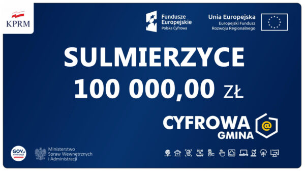 100 tysięcy złotych trafiło do Sulmierzyc
