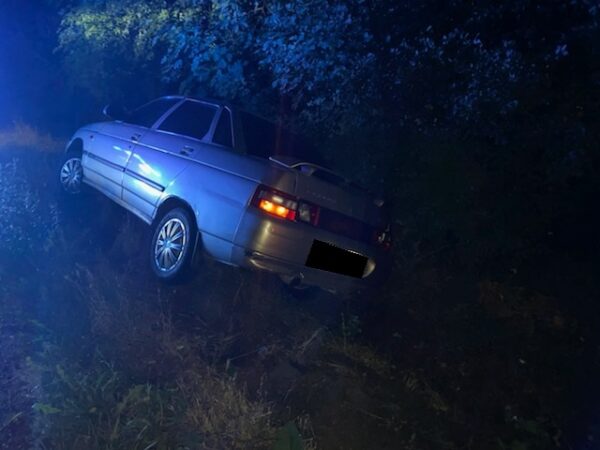 Jazda w stanie nietrzeźwym zakończyła się w rowie