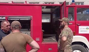 Pojazd strażacki dla Ukrainy